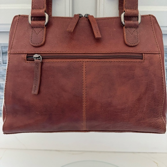NEW Spikes And Sparrow Brown Leather Shoulder Bag Boho...